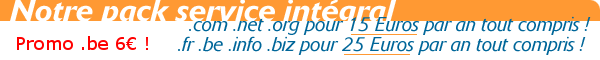 Description du Pack Services Nom de Domaine